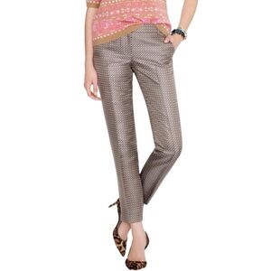 J. Crew Collection Silk Cafe Capri Trouser Pants 2